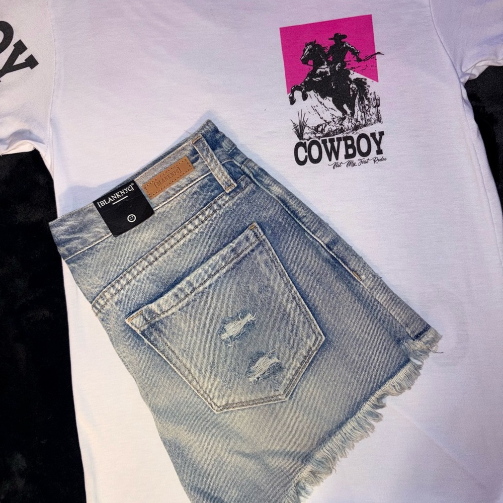 Blank NYC Light Blue Jean Shorts